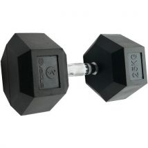 Haltère Hexagonale 25 Kg Sveltus - L'unité