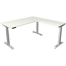 Bureau Assis/debout Move4 L180xp80 + Ajout 100x60cm Blanc