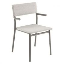 Fauteuils Oron Aluminium Titane Batyline Duo Galet
