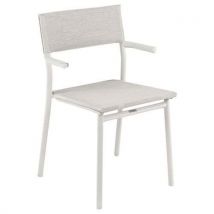 Fauteuils Oron Aluminium Sable Batyline Duo Galet