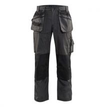 Pantalon De Travail Artisan Été Gris Foncé/noir Taille 38 - Homme