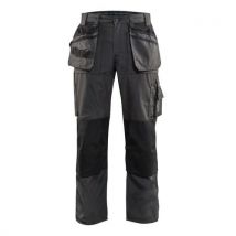 Pantalon De Travail Artisan Été Gris Foncé/noir Taille 40 - Homme