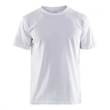 T-shirt Col Rond Blanc Taille S - Homme