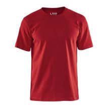 T-shirt Col Rond Rouge Taille S - Homme