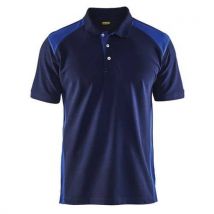 Polo Piqué Marine/bleu Roi Taille Xl - Homme