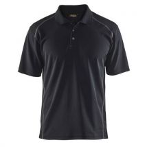 Polo Piqué Anti-uv Anti-odeur Noir Taille S