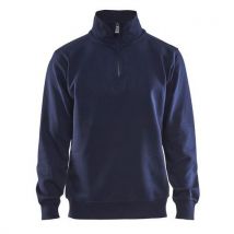 Sweat Col Camionneur Marine Taille L