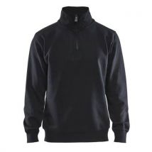 Sweat Col Camionneur Noir Taille M