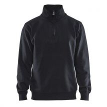 Sweat Col Camionneur Noir Taille S