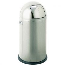 Poubelle Push 50l Inox 755 X Dia 39