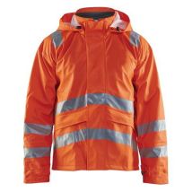 Blaklader - Veste de pluie Orange - Taille XS - Polyester 240g/m² - Travail et Protection