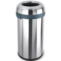 Poubelle Open-top Inox 60l 76 X Ø 40