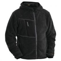 Veste En Moumoute À Capuche Noir/argent Taille M - Homme