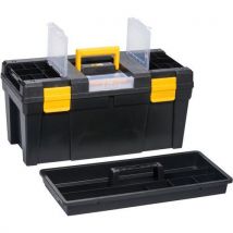 Caisse À Outils Mcplus Promo 23 Noire Et Jaune 33l