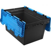 Bac De Transport À Couvercle Profiplus Crocolid 40/32 47l Bleu