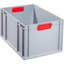 Bac Norme Europe Profiplus Eurobox À Poignée Fermée 632 Rouge 65l