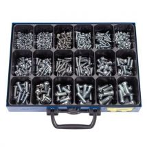 Set Coffret Vis 6 Pans Creux Tete Ronde Acier