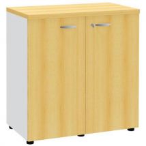 Armoire À Portes Battantes Fçdcol:hêtre Strcol:blanc