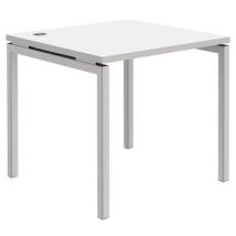 Bureau Open Blanc/blanc L Ht:80 Cm