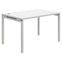 Bureau Open Blanc/blanc L Ht:120 Cm