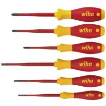 Jeu De 6 Tournevis Softfinish Isolés Fente Phillips Bornier Pozidriv