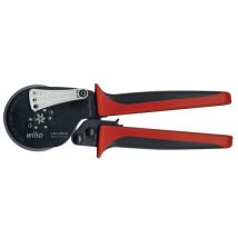 Wiha - Pince à sertir automatique 0,08-16mm² - Usage professionnel - Ergonomique et galvanisée - 210mm