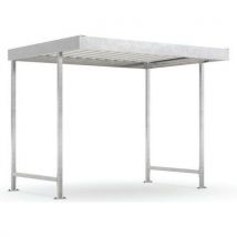 Abri Cycle Galvanisé - Leipzig L12 Module Simple