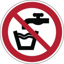 Panneau:eau Non Potable 100 Mm