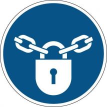 Panneau:verrouillage Obligatoire 100 Mm