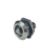 Loquet 1/4 Tour Zamak Chrome Triangle6.5cnom O Sans Cameip65