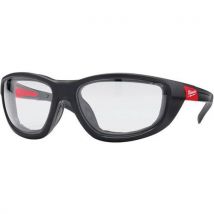 Lunettes De Sécurité Claires Haute Performance Avec Joint Amovible -1pc