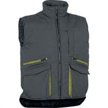 Gilet De Travail Multipoches Gris/vert M Sierra2 - Homme