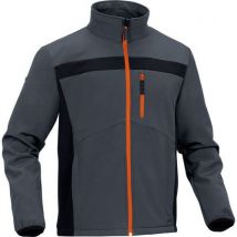 Veste Softshell Gris/orange M Lulea2 - Homme