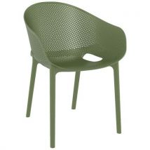 Fauteuil Sky Pro Polypropylène - Vert Olive