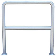 Barrière De Sécurité À Platine Ø 60 Mm L 1m - Argent