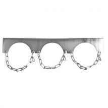 Sameto Technifil - Support Mural pour 3 Bonbonnes de Gaz - Diamètre 140mm - Bras 600mm - Recyclable