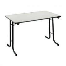 Table Pliante Modulaire - Gris/noir - 120x70 Cm
