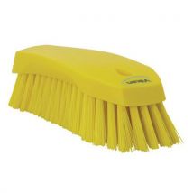 Brosse À Main L 200 Mm Fibres Dures Jaune