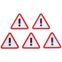 Aimants Lean Management Attention Rouge/blanc