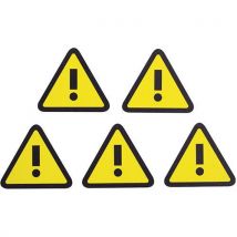 Aimants Lean Management Danger Jaune