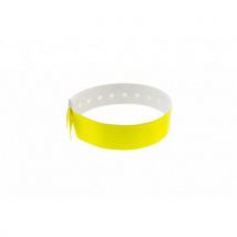 Bracelet Événementiel Vinyle Type L - Brillant - Jaune
