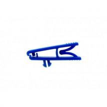Pince crocodile plastique sans lanière - Bleu roi - 32mm x 8mm - Accessoire pratique