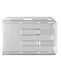 Porte-badge À Glissière Pour 2 Cartes - Horizontal