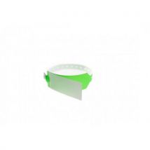 Bracelet Hôpital Avec Rabat Étiquette - Adulte - Vert