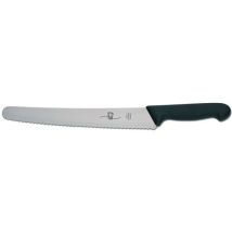 Matfer - Couteau universel denté noir 25cm - Lame inox - Polyvalent et durable