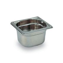 Matfer - Bac Gastronorme GN 1/6 Inox 65mm - 1L - Résistant et Hygiénique