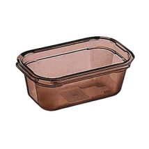 Matfer - Bac Gastronorme 1/4 Alto+ Marron 2.2L 100mm Copolyester Recyclable