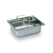 Matfer - Bac Gastronorme GN 1/2 Inox 150mm - Anses Escamotables - 9L - Préparation Culinaire