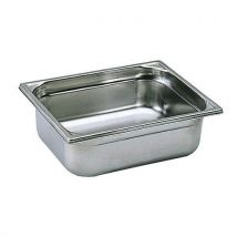 Matfer - Bac Gastronorme Inox GN 1/2 - Hauteur 200mm - 12L - Robuste et Durable
