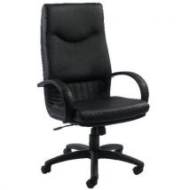 Fauteuil De Direction Blois Cuir Noir_jz01801k